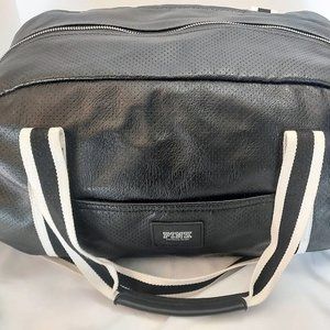 PINK Victoria's Secret Gym Leather Duffle Bag